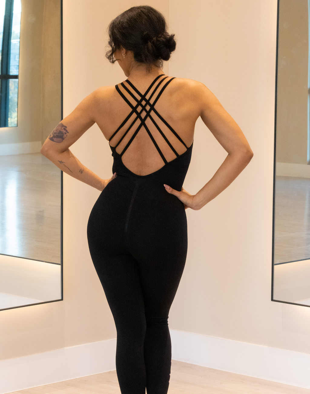 Criss-cross Bodysuit